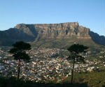 Столовая Гора в Южной Африке, близ Кейптауна
